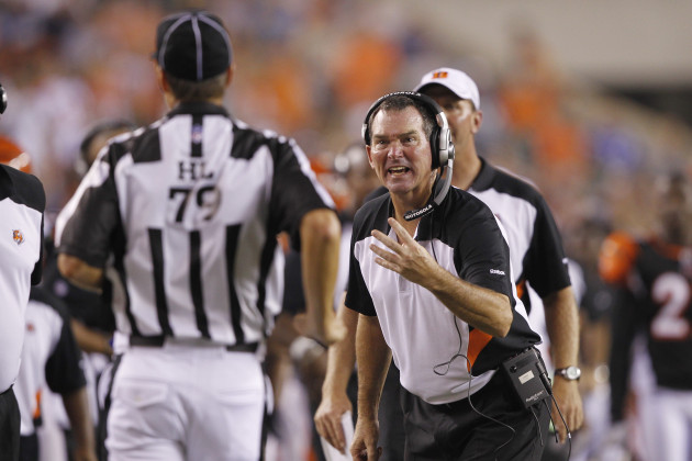 Cincinnati Bengals defensive coordinator Mike Zimmer will be the new Vikings head coach, media reports say. (Joe Robbins/Getty Images)